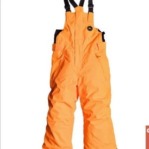 Toddler quicksilver snow pants bibs